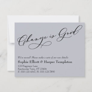 Alteração Elegante é um bom anúncio de movimento a