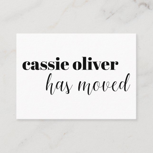 Alteração moderna do cartão de endereço para o Sol (Frente)