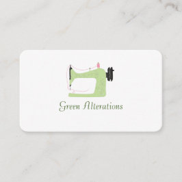 Alterações Cartão de visita