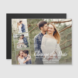 Alterar a data adiada de coleta de fotos de casame