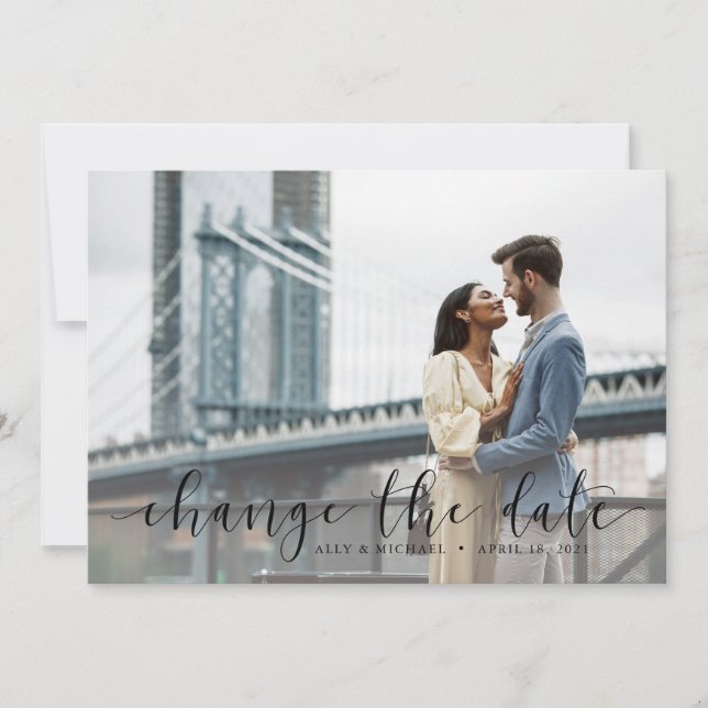 Alterar o Cartão de Data (Frente)