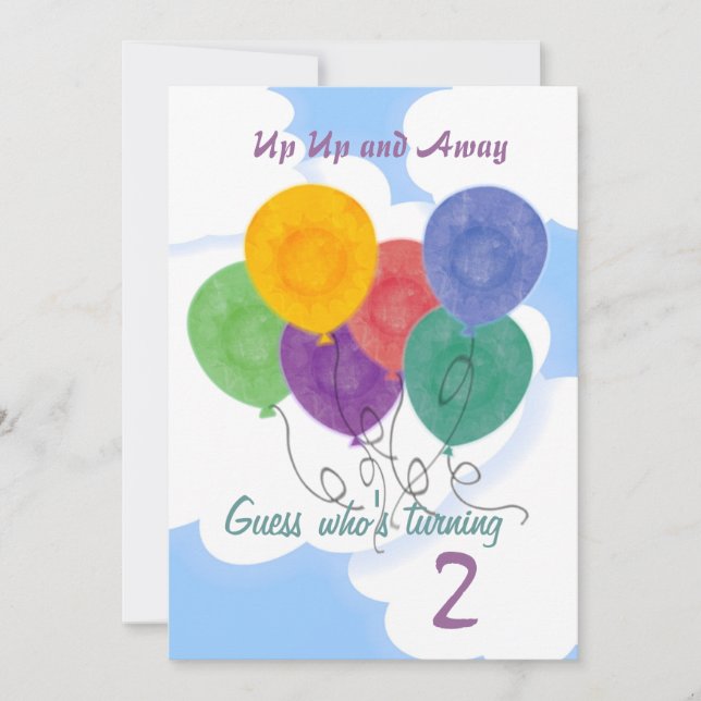 Alterar o Convite de aniversário de Idade (Frente)