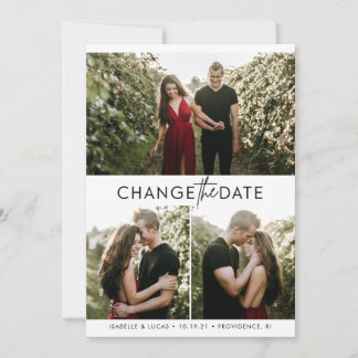 Altere o cartão de data com fotos