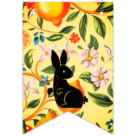 Alternando Laranja & Bandeira de Coelhinhos de Pás