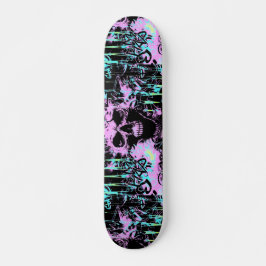 Alternative Skull Graffiti Skateboard