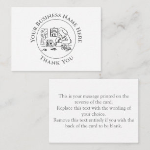 Alternativo Medicine Obrigado Cartão Nota