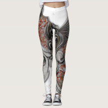 "Alto Desenho de Sentimento Puro", Leggings