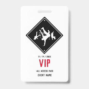 Alto-falantes - Crachá de acesso único VIP