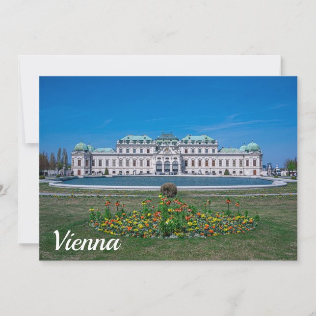 Alto Palácio de Belvedere, Viena, Áustria (Frente)