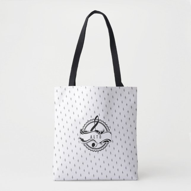 Alto Singer Musical Note Bolsa (Frente)