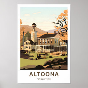 Altoona Pennsylvania Viagem Impressão