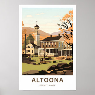 Altoona Pennsylvania Viagem Impressão