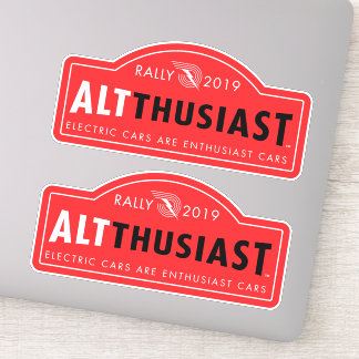 AltThusiast Rally 2019 Etiquetas (2 por folha)