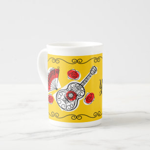 Alunos Espanhol Fronteira Nome caneca china