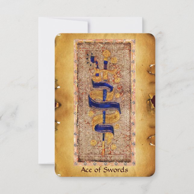 ALVAS ANTIGAS DE RENISSÂNCIA / Ás de espadas (Frente)