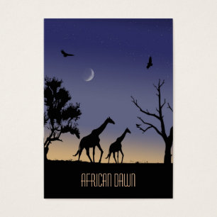 Alvorecer africano - girafas
