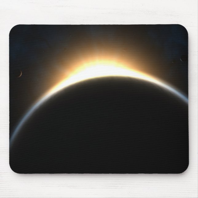 Alvorecer cósmico Mousepad (Frente)