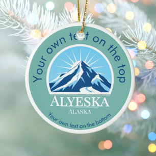 Alyeska resort Alaska - enfeites de natal da medal