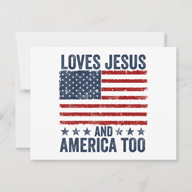 Ama Jesus e América a Deus, cristão 4º de J (Frente)