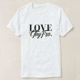 "Ama o teu Afro" Camiseta de Apreciação ao Cabelo 