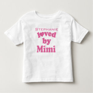 Amado Mimi pelo t-shirt personalizado do neto