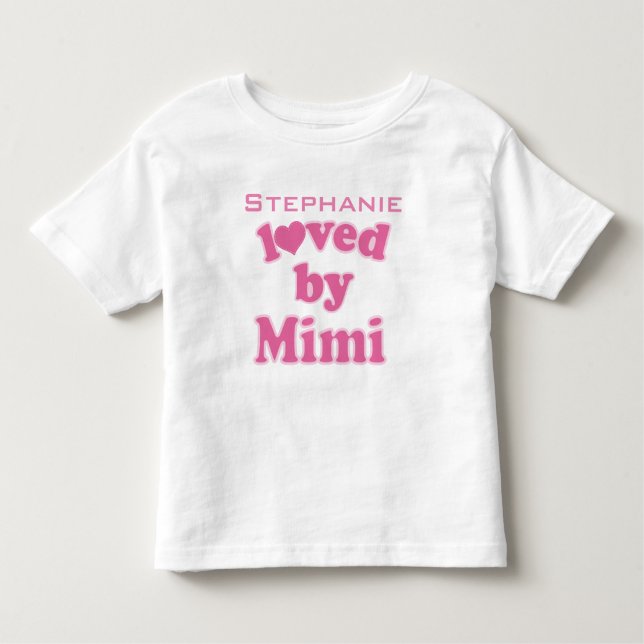 Amado Mimi pelo t-shirt personalizado do neto (Frente)