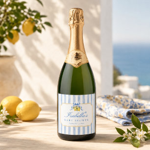 Amalfi Coast Chic Limão Baby Shower Citrino