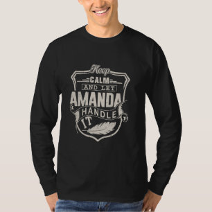 Amanda Primeiro Nome Camisa Amanda Nome Amanda Ani
