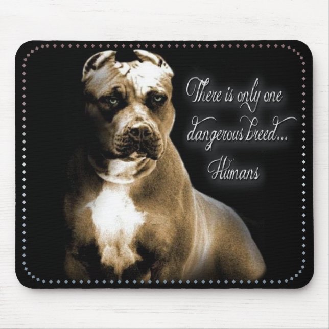 Amando o Pet Pitbull Mouse Pad (Frente)