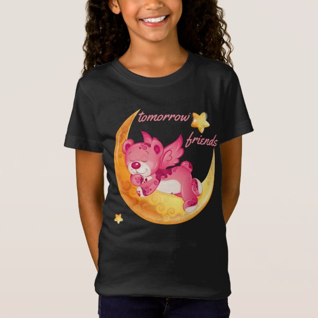 amanhã amigos T-shirt (Frente)