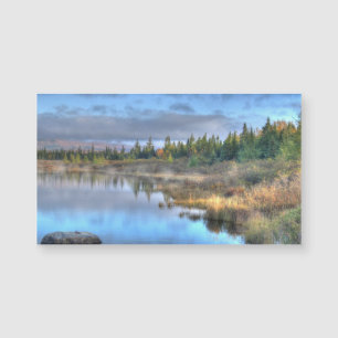 Amanhecer de Outono no Lago Moosehead, Maine