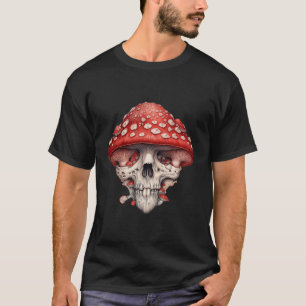 Amanita Muscaria Camiseta do Casco de Mushroom