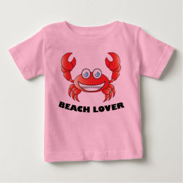 Amante da Praia - T-Shirt de Jersey Fino Baby