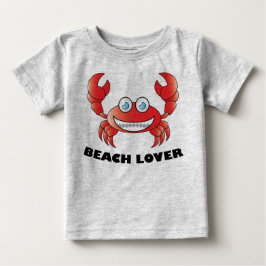 Amante da Praia - T-Shirt de Jersey Fino Baby
