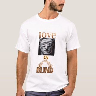 amante de camiseta de amor cego