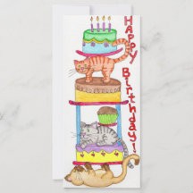 Amante de Gatos de Aniversário