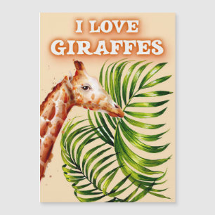 Amante de Girafa Eu Amo Girafas