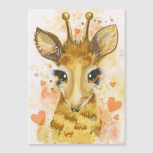 Amante de Girafa Girafa Adorável