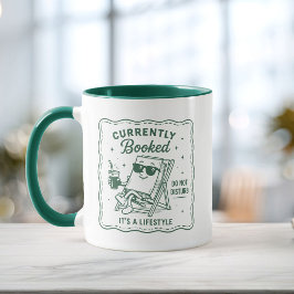 Amante de Livros Divertido Caneca Atualmente Reser