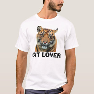 AMANTE do CAT, t-shirt do tigre de Bengal