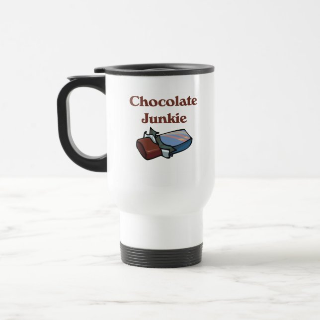 Amante do chocolate ou caneca de Chocoholic (Esquerda)