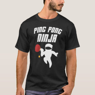 Amante engraçado S do ténis de mesa do t-shirt d