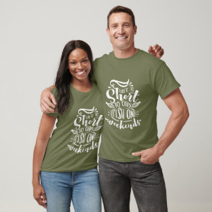 amantes da pesca engraçados da palavra T-Shirt