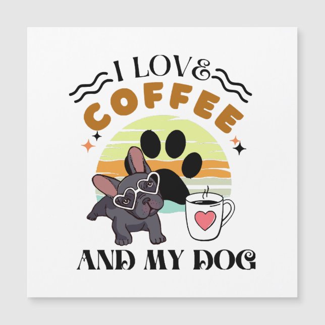 Amantes do Café - Eu Amo Café E Meu Cachorro (Frente)
