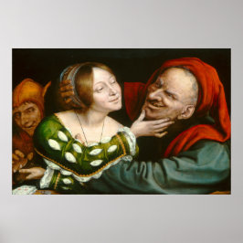 Amantes Ill-Match, Quentin Massys Fine Art Poster