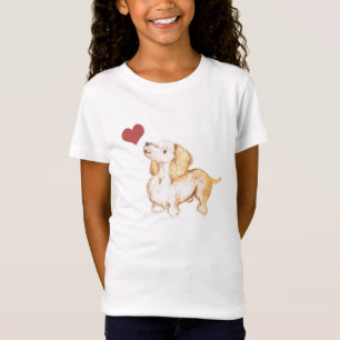 amantes Winnie do cão a camisa da juventude do