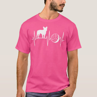 Amar Buldogue Francês Camisa de Voleibol