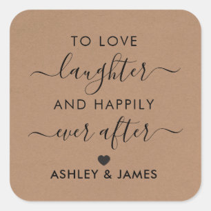 Amar risos e alegremente, depois da etiqueta do pr