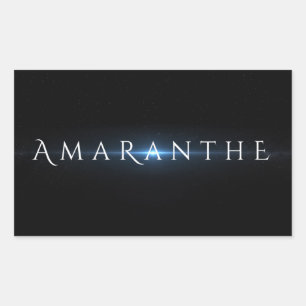 Amaranthe autocolante (preto)