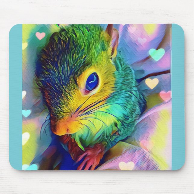 Amaranto cercado pelo mousepad do amor (Frente)